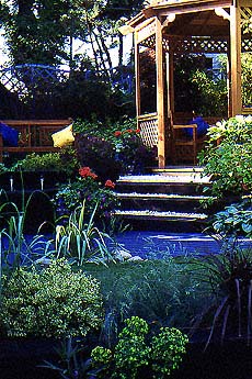 Wired for Relaxation garden Chelsea Flower Show 1998