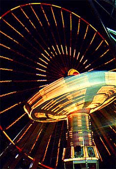 Ferris Wheel, neon at night, Wildwood, NJ