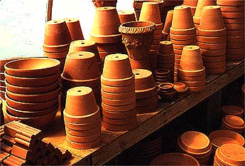 Terra cotta planters, clay pots